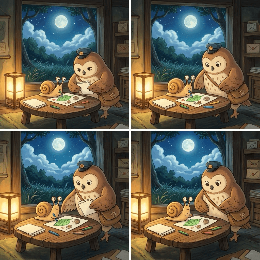 嘟嘟送信 濕答答的信 第 9 頁:嘟嘟從郵差包裡,