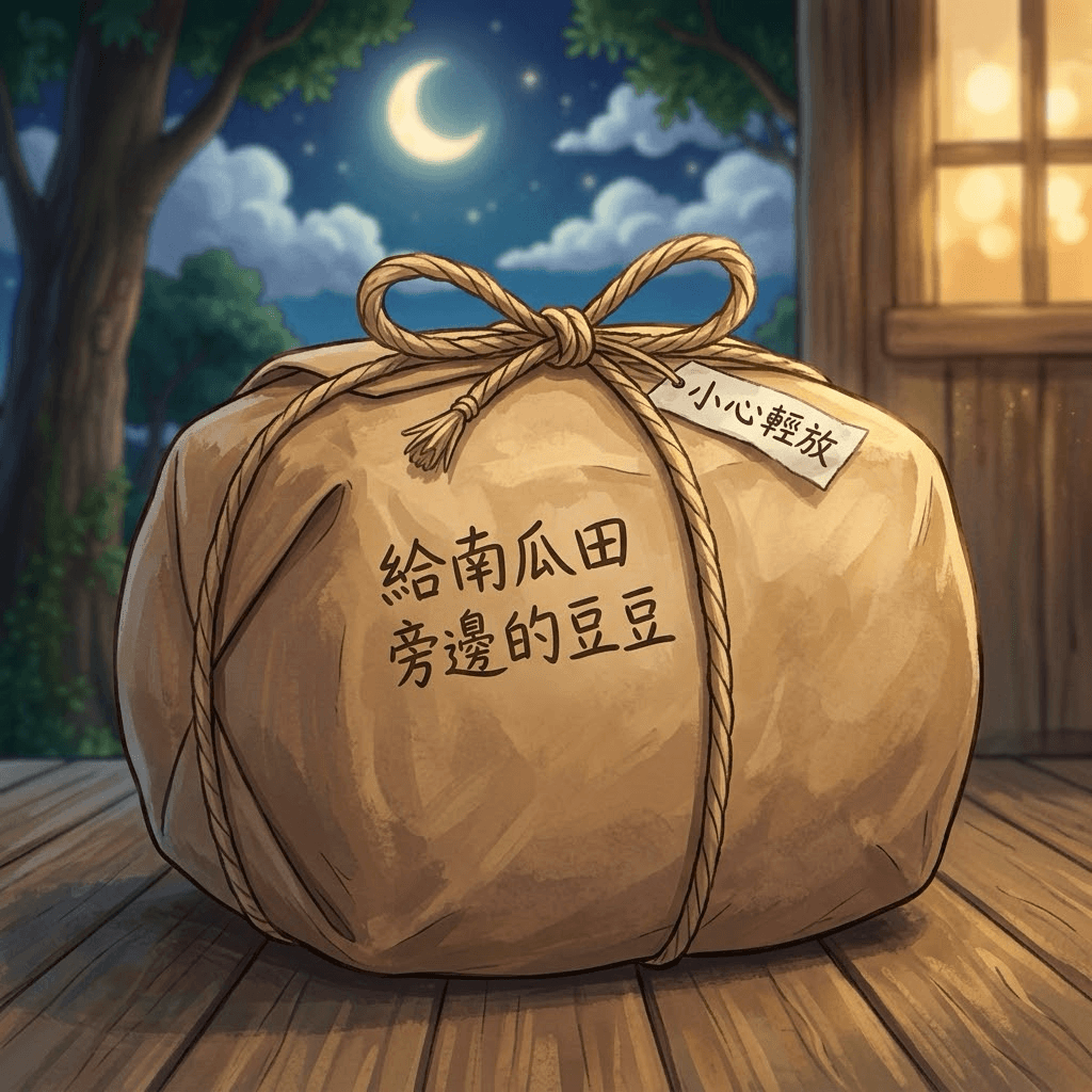 嘟嘟送信 好大好大的包裹 第 2 頁:包裹上面,歪歪的字寫著——